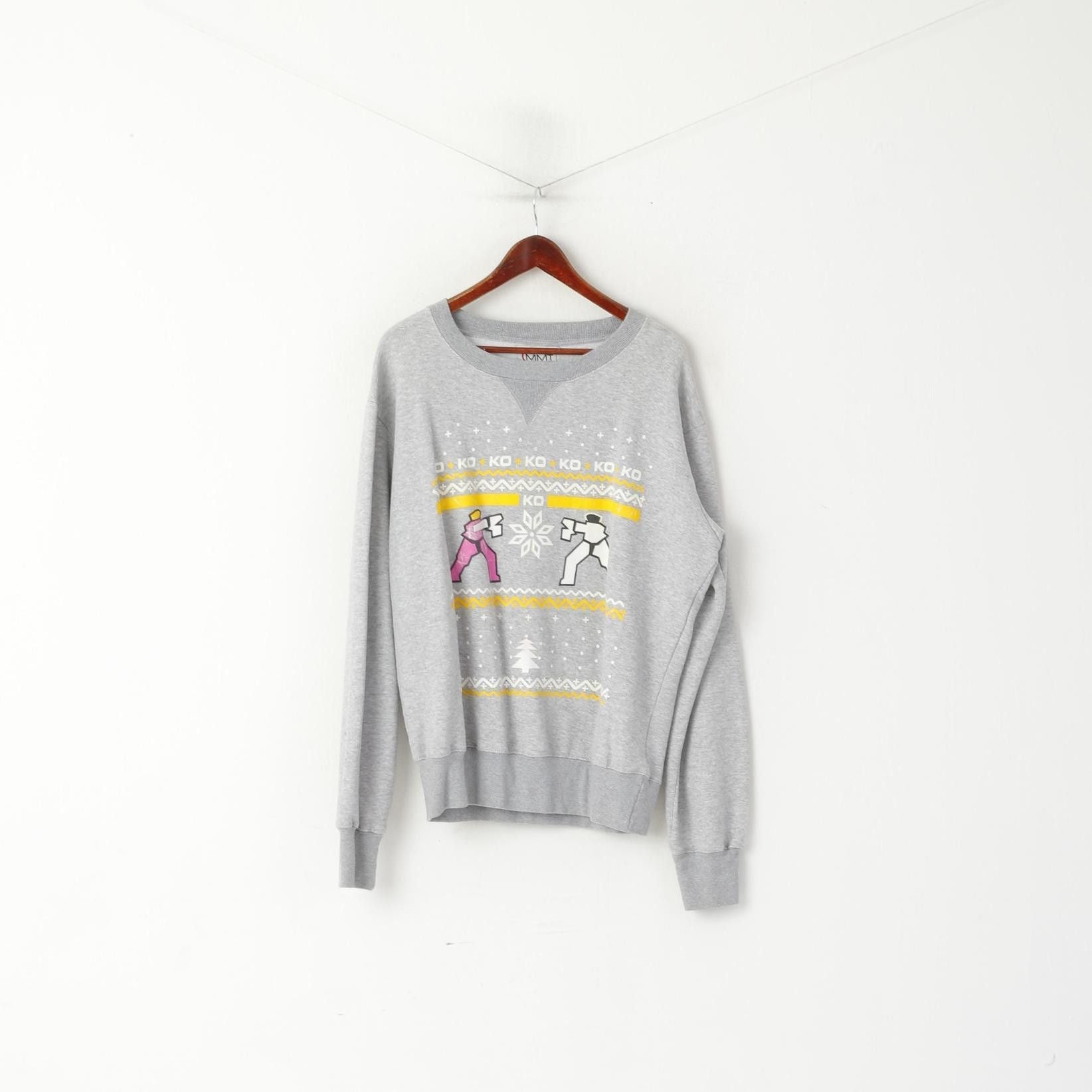 Vintage Mmt Men Xxl Sweatshirt Grey Cotton Winter Atari 90s 1248 T-Shirts, Hoodie | FlexRushtees.com