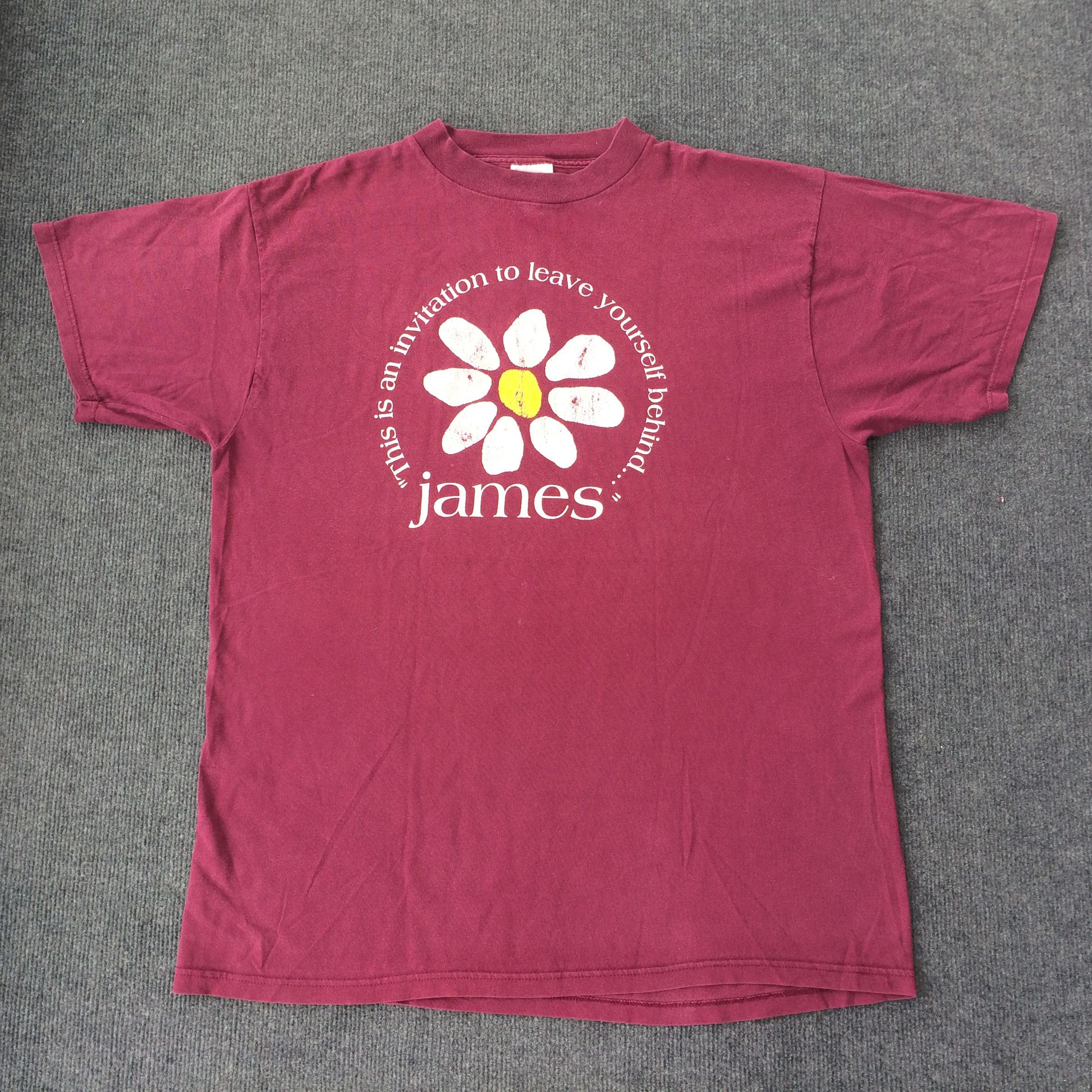 Vintage Vtg James 90s Britpop Uk T Shirt Hoodie, Sweatshirt | FlexRushtees.com