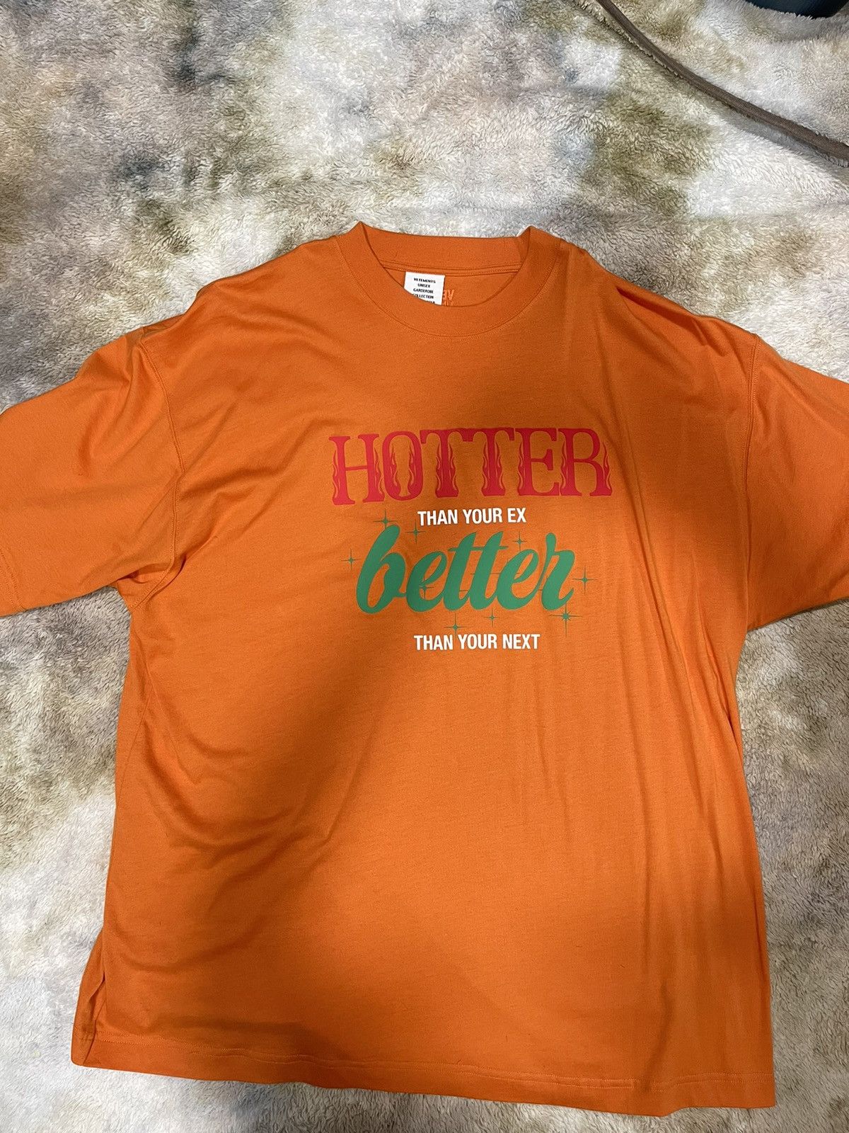 Vetements Hotter Than Your Exbetter Than Your Next T Shirt Hoodie, Sweatshirt | FlexRushtees.com