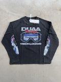 Other Dua Racing Vision Locked Rhinestone Long Sleeve Tee Medium