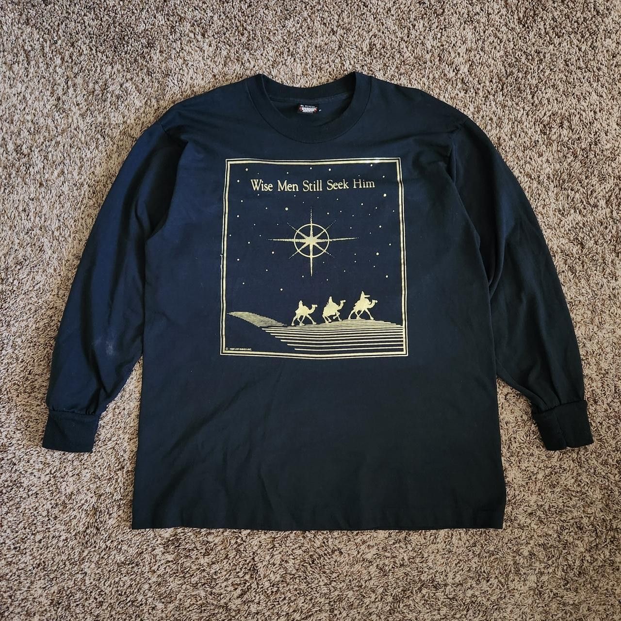 Vintage Wise Men Still Seek Him Screen Stars Longsleeve