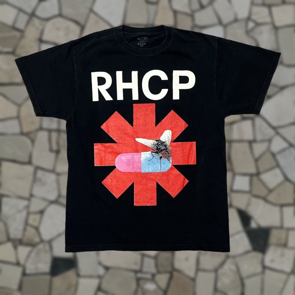 Vintage Red Hot Chili Peppers Rhcp I M With You Tour T Shirt M Black Unisex Adults Crew Neck Hoodie, Sweatshirt