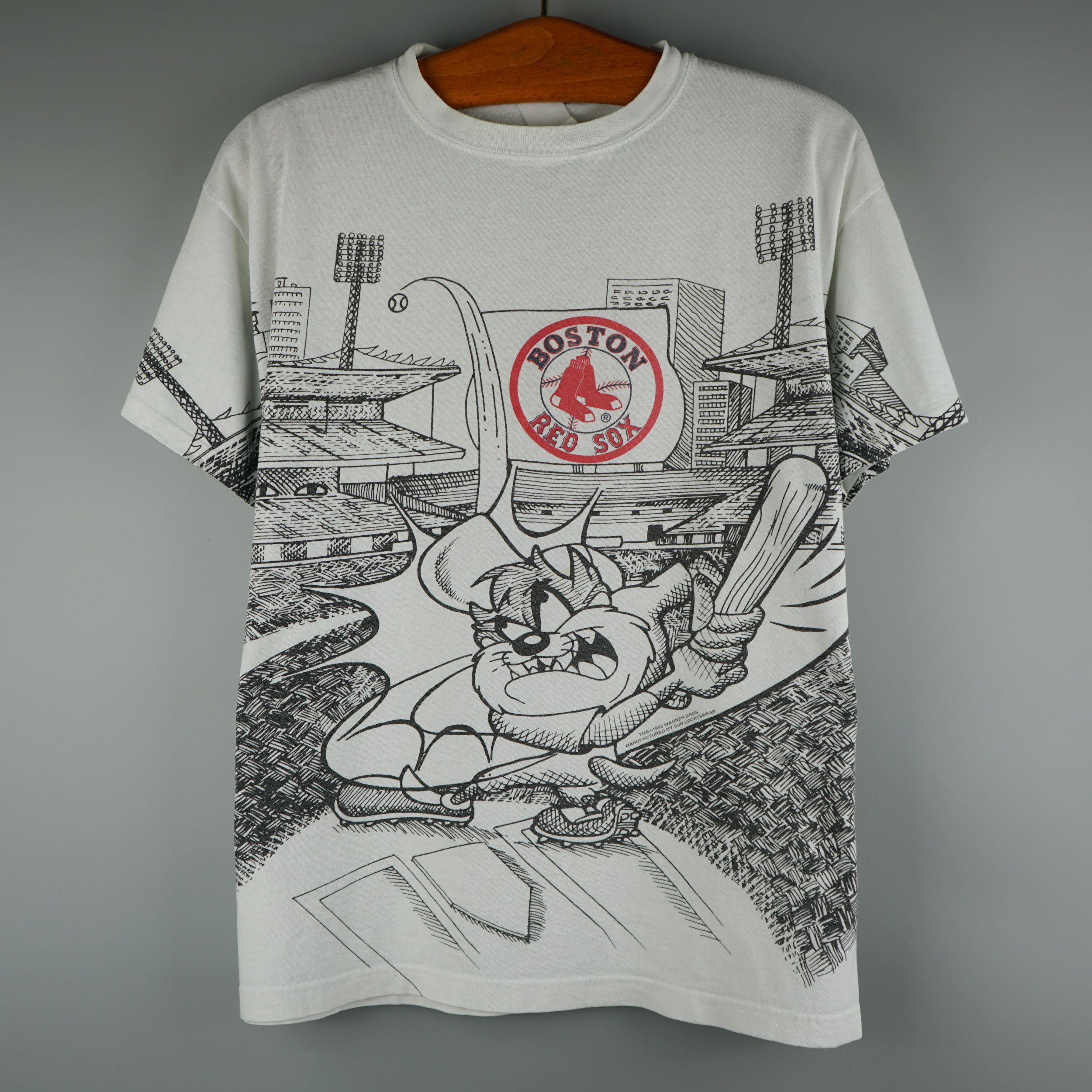 Mlb X Vintage Vintage 1995 Boston Red Sox X Taz T Shirt