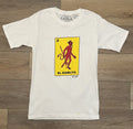 Vintage El Diablito Loteria Tarot Style Pepe Graphic Tee