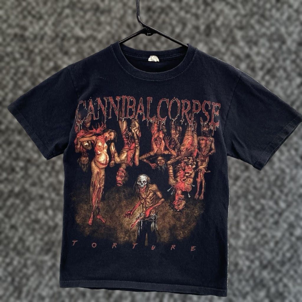 Vintage Cannibal Corpse Tour T Shirt Men Small Black Heavy Metal 2012 Mens Hoodie, Sweatshirt | FlexRushtees.com