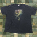 Hanes Vintage Rare Soilwork Sworn To A Great Divide 2009 Tour T Shirt 2xl Black Mens Rock Band Promo
