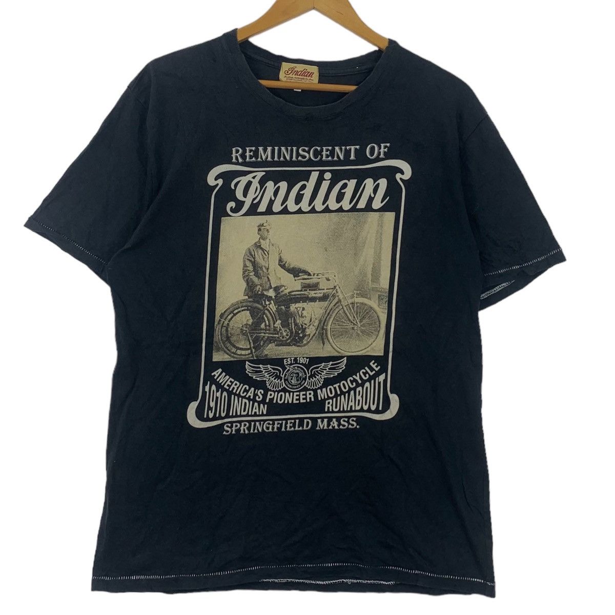 Motorcycle Vintage Indian Motorcycle Reminiscent Photo Tee Shirt Hoodie, Sweatshirt | FlexRushtees.com