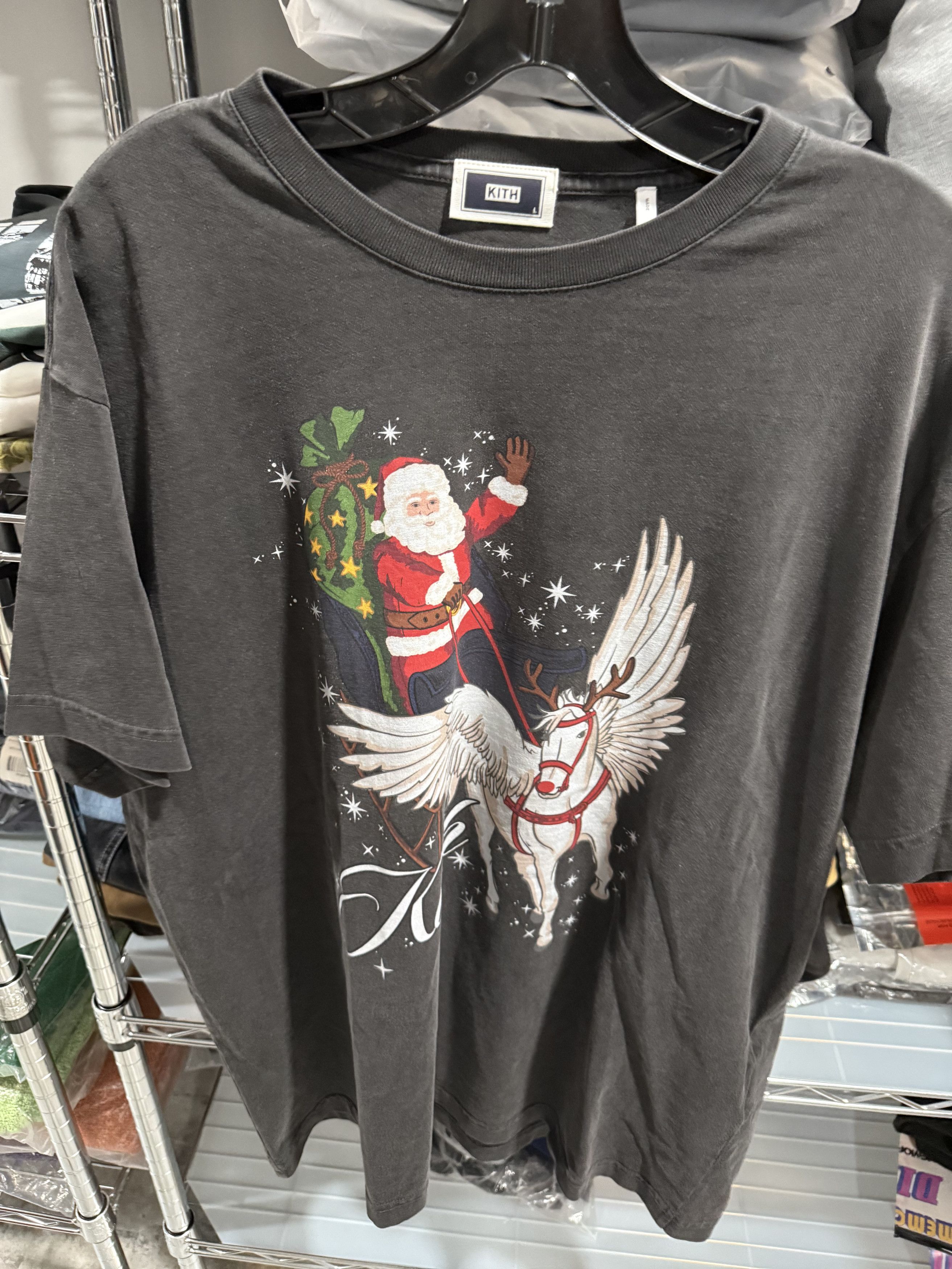 Kith Santa T Shirt Hoodie, Sweatshirt | FlexRushtees.com