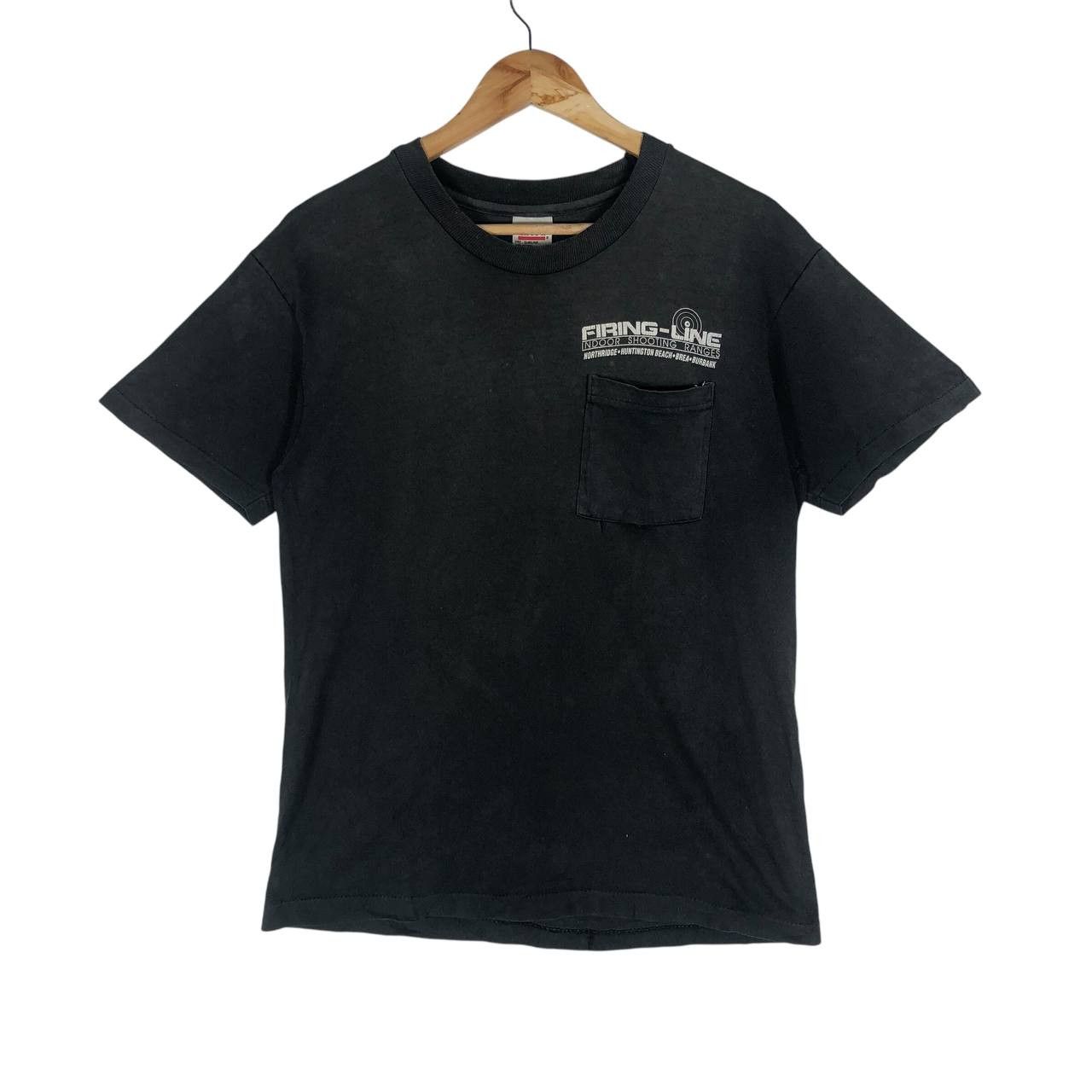 Vintage Anvil Firing Line Men T Shirt