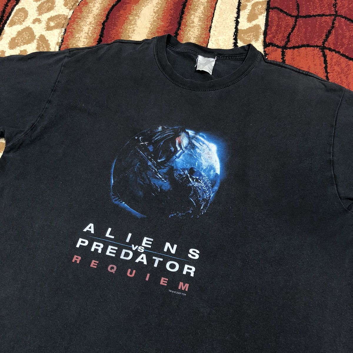 Band Tees Vintage 2007 Aliens Vs Predator Requiem Movie Promo Shirt