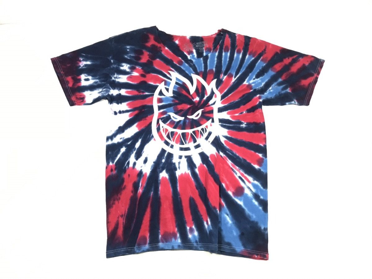 Spitfire Tie Dye Logo Skateboard Custom Tee