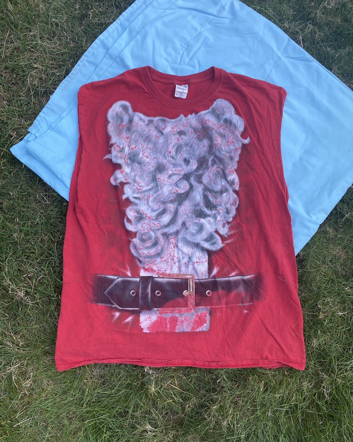 Vintage Jerzees Santa Claus Gag Shirt