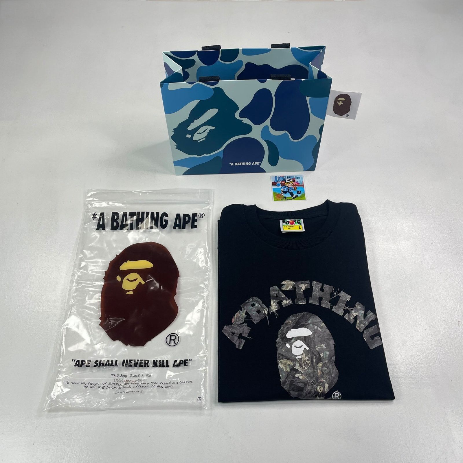 Bape Tree Edge Camo College Tee Hoodie, Sweatshirt | FlexRushtees.com
