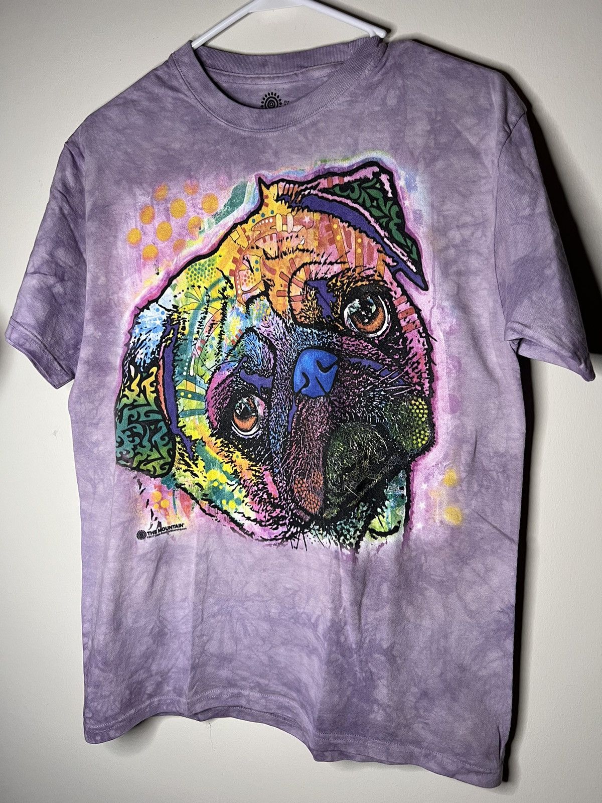 Vintage 00s Pug Big Face The Mountain Tee