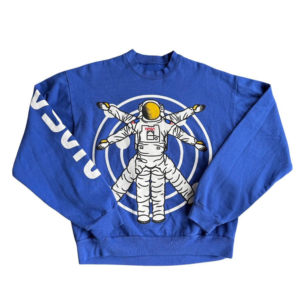 Cactus Plant Flea Market X Kid Cudi Kid Cudi Nasa Tour Crewneck Hype Band Sweatshirt Cpf