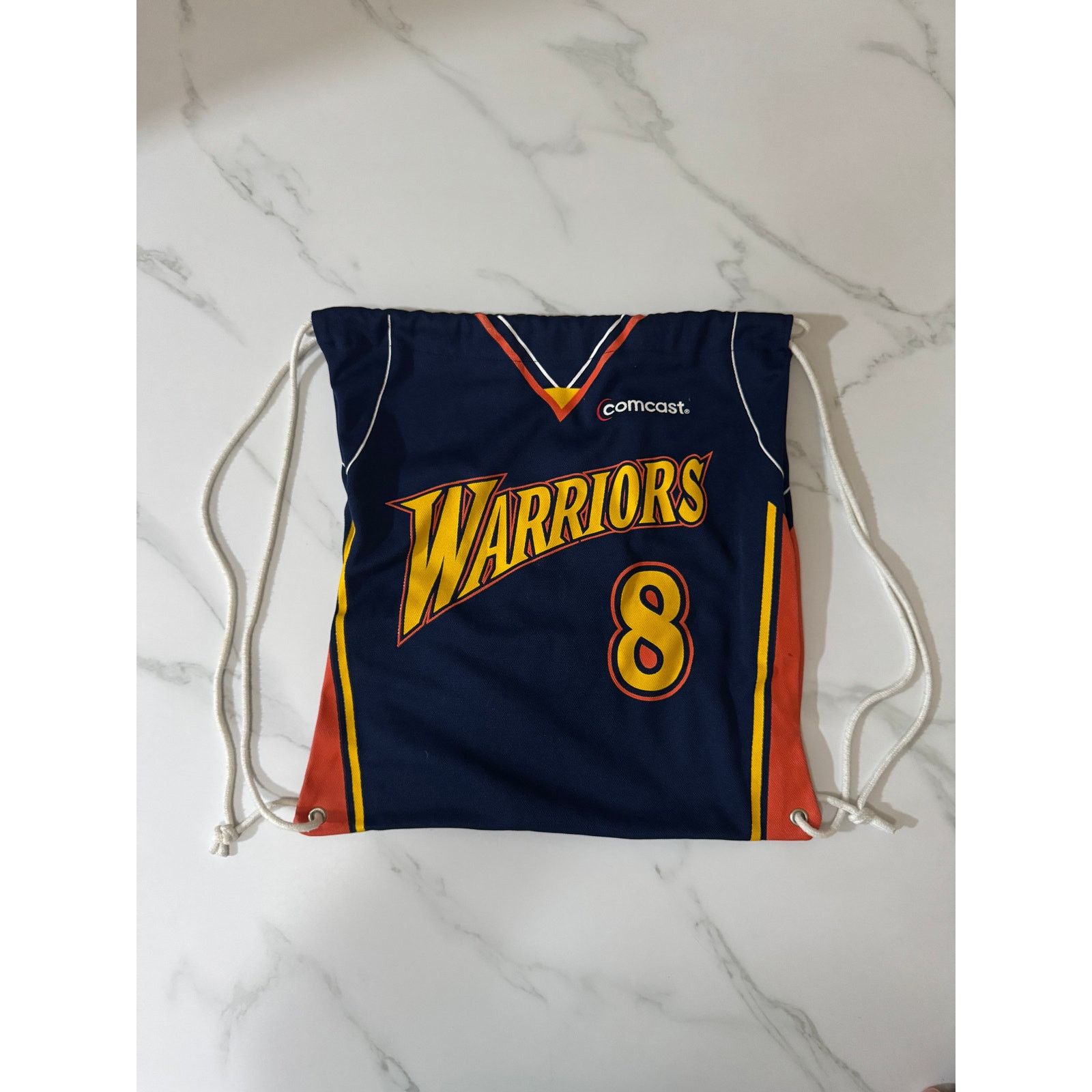 Nba Golden State Warriors Monte Ellis 8 Drawstring Backpack
