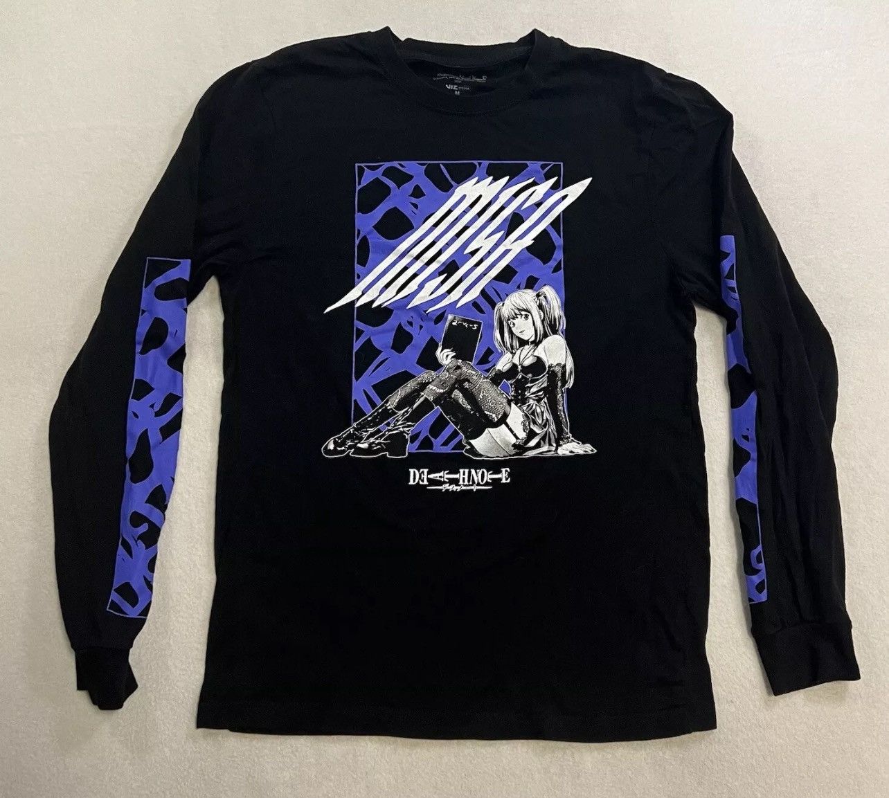 Vintage Death Note Misa Amane Long Sleeve T Shirt Size Medium