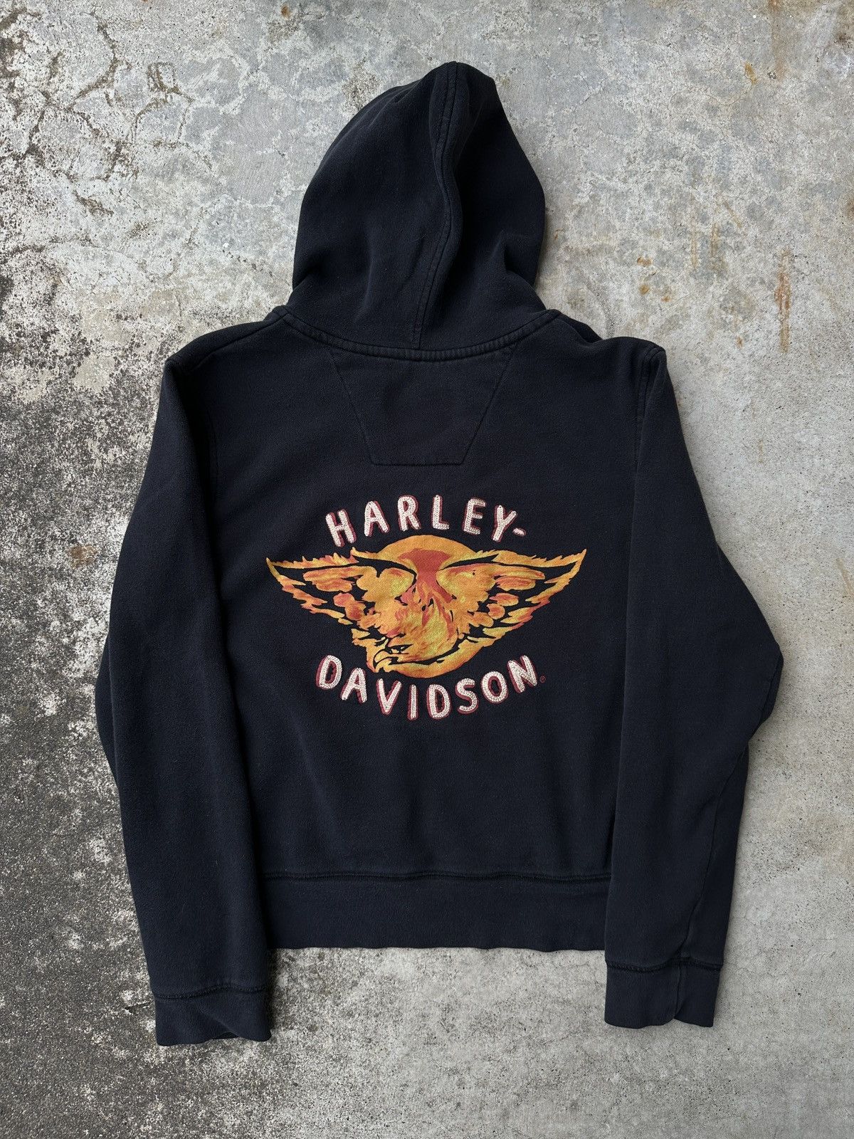 Davidson Chainstitch Harley Flames Fire Eagle Hd Y2k 2000s Hoodie T-Shirts, Sweatshirt | FlexRushtees.com