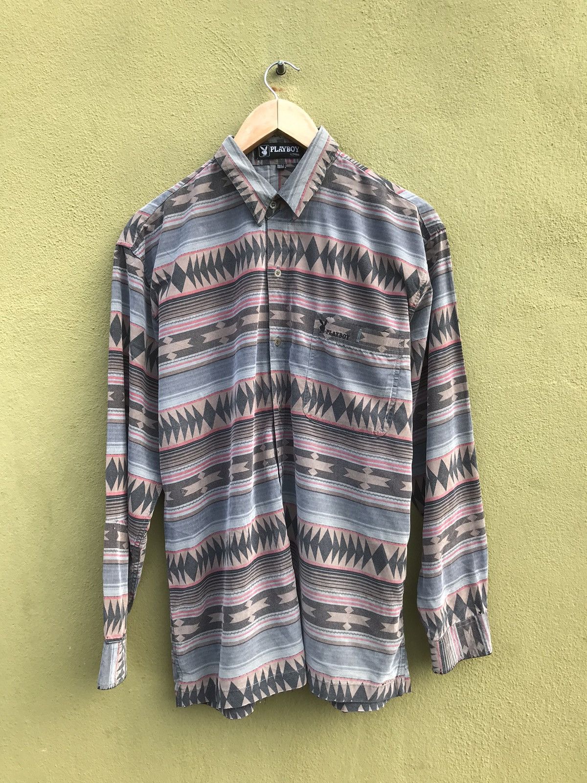 Playboy Long Sleeve Navajo Shirt