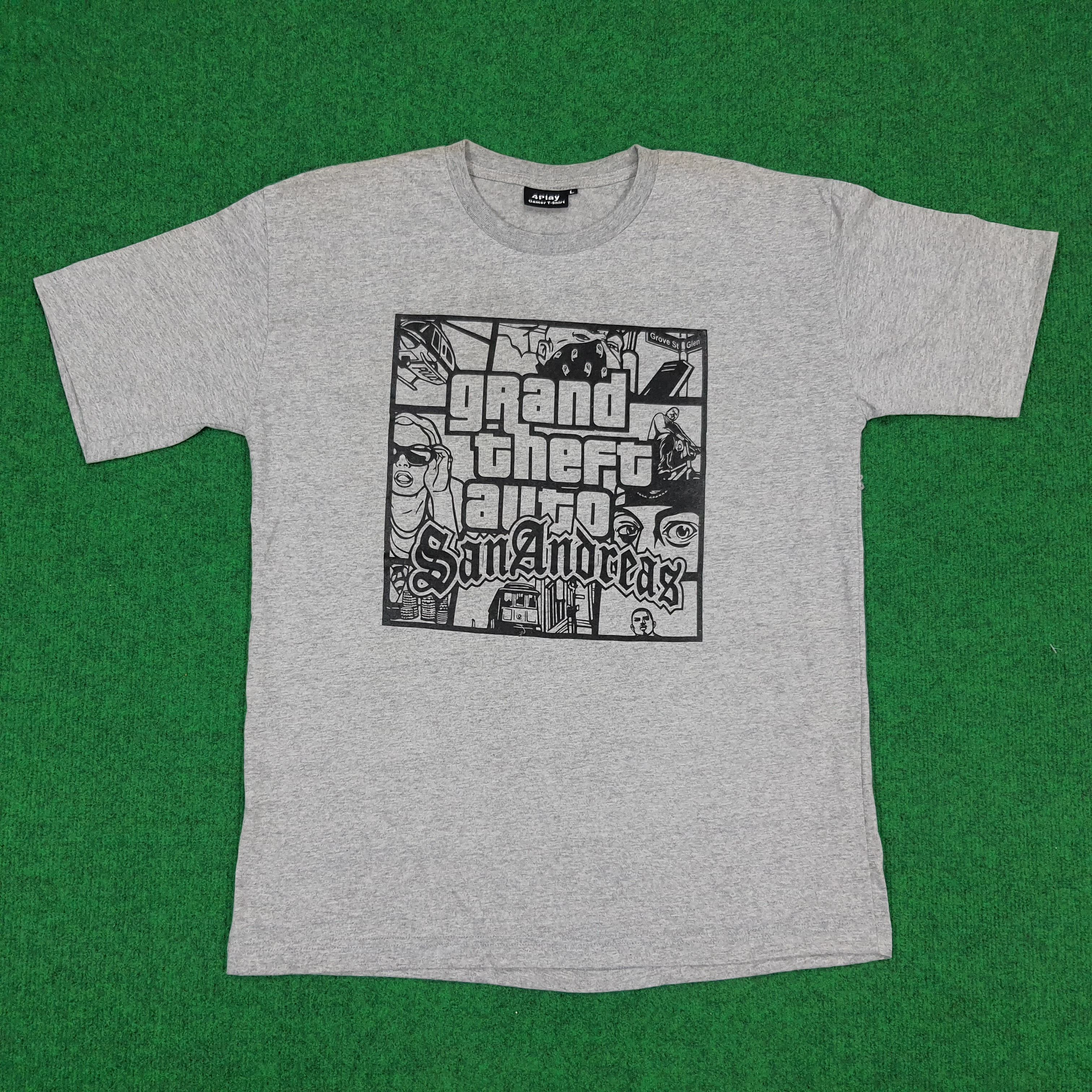 Vintage Rockstar Grand Theft Auto San Andreas T Shirt
