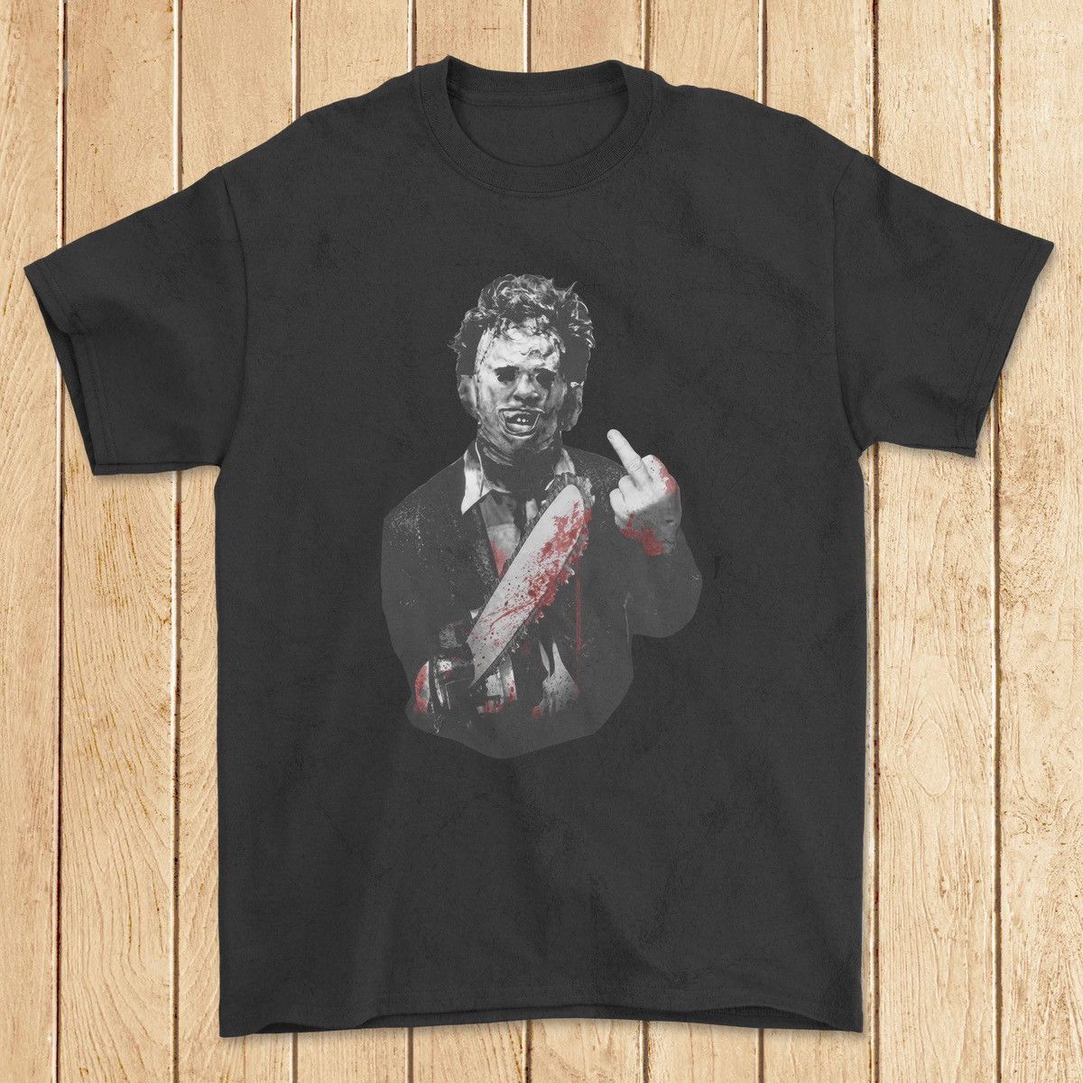 Gildan Vintage Texas Chainsaw Black T Shirt