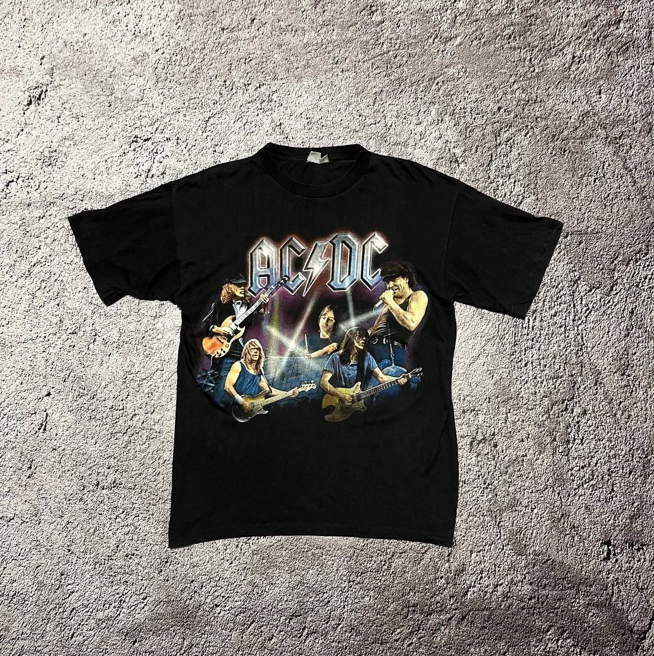 Vintage Ac Dc Unisex Tee European Tour 2001 Hoodie, Sweatshirt | FlexRushtees.com