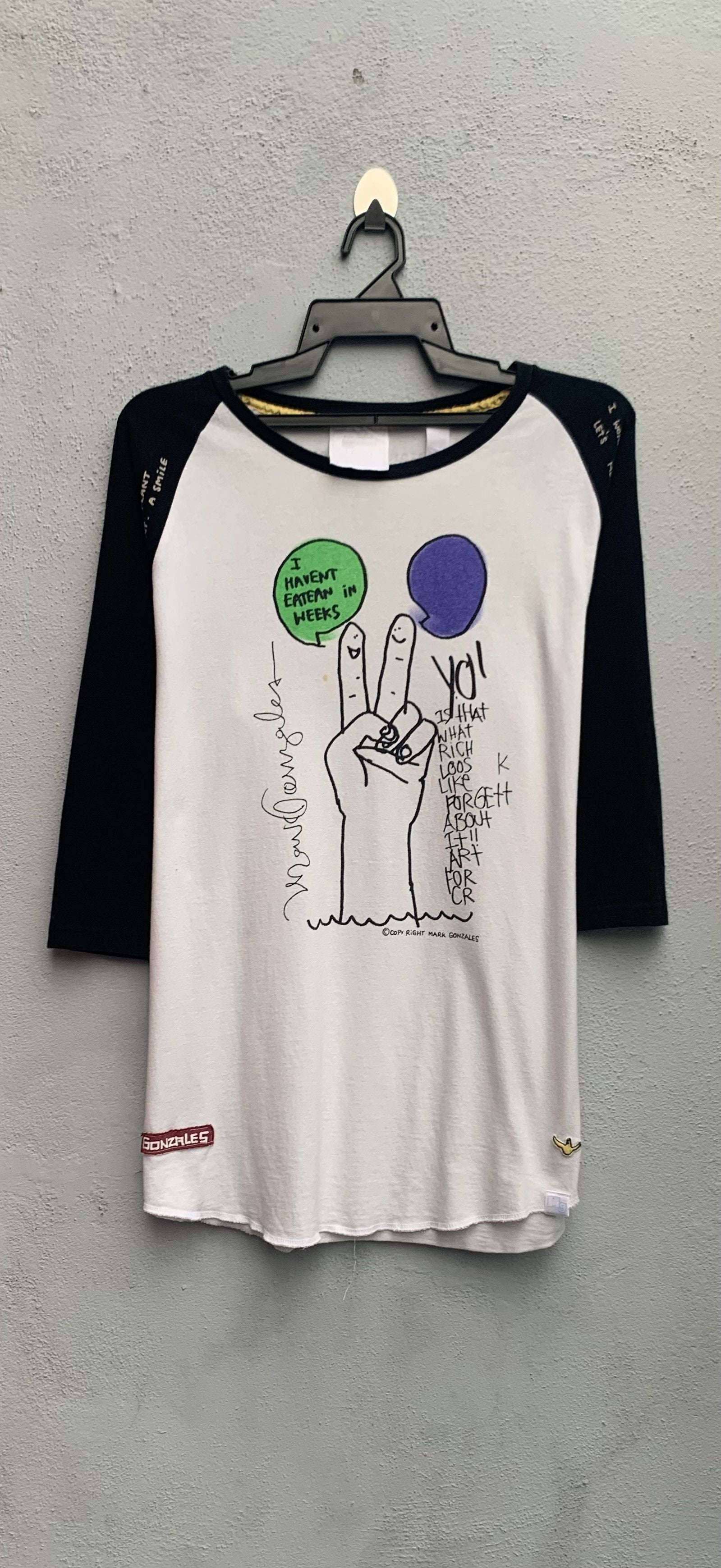 Vintage Mark Gonzales 3 Quater Tee