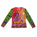 Vintage Y2k Psychedelic Rave Krishna Long Sleeve Top