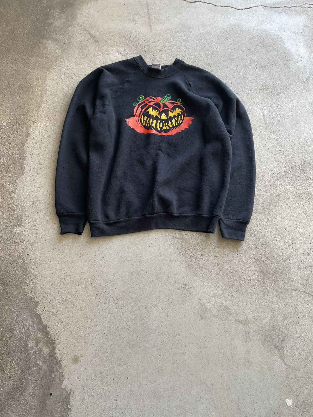 Vintage Hallorena Halloween Pumpkin Crewneck