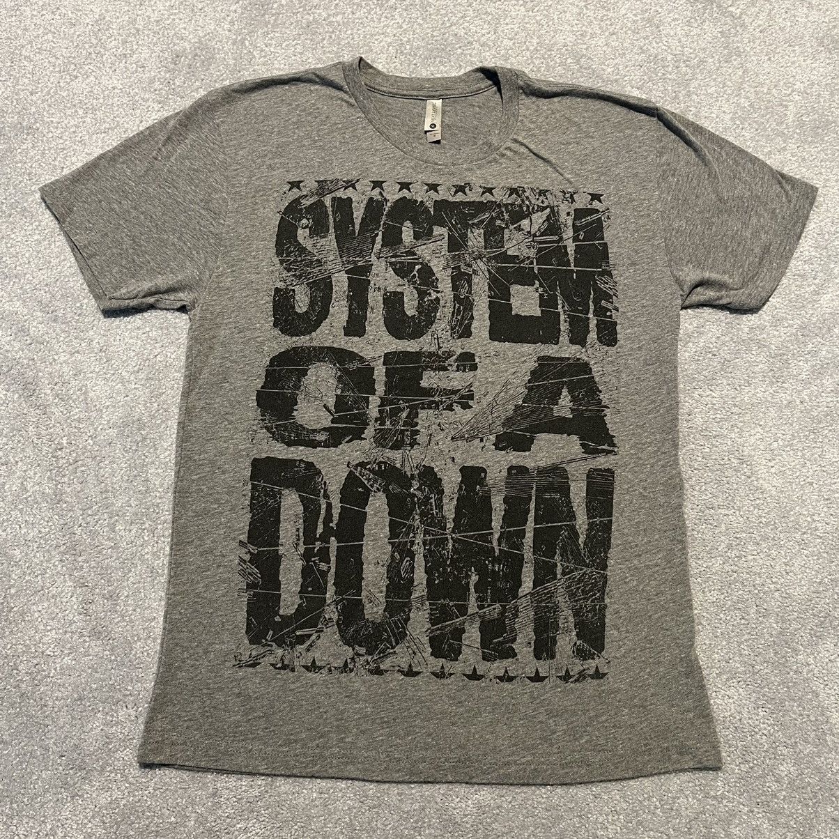Vintage System Of A Down Soad Shattered Logo Self Titled Tee Hoodie, Sweatshirt | FlexRushtees.com