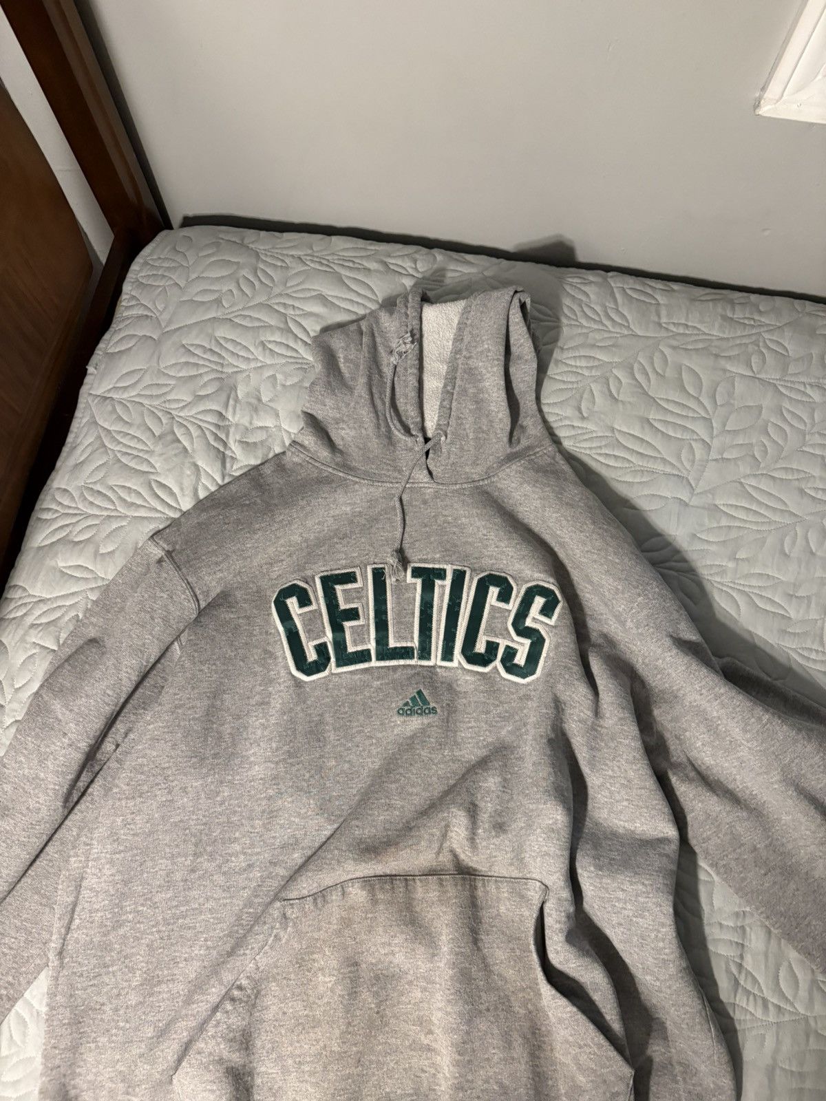 Vintage Grey Thrifted Celtics Hoodie T-Shirts, Sweatshirt | FlexRushtees.com