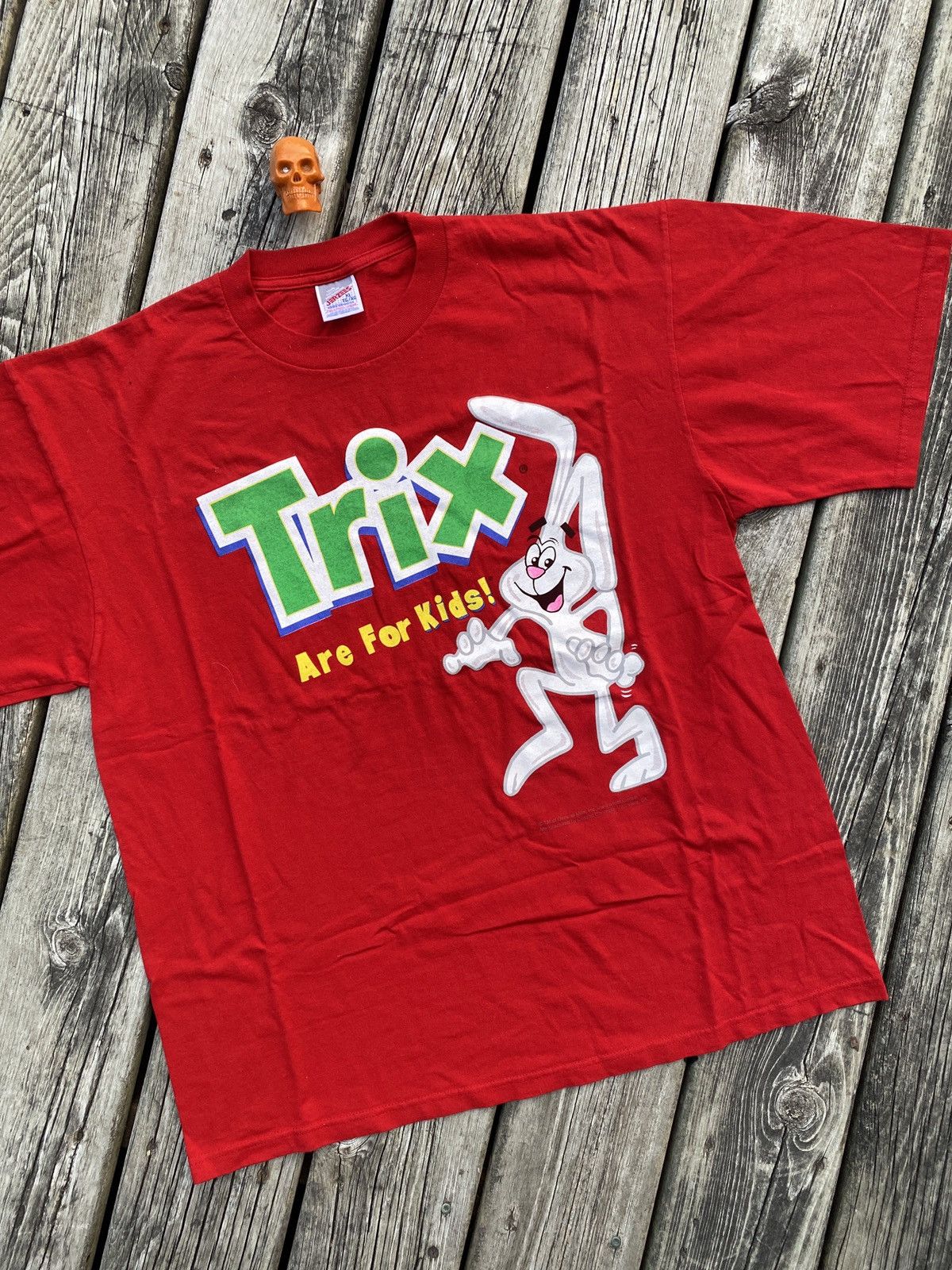 Vintage 90s Trix Cereal Cartoon Rabbit Art Shirt Sz Xl