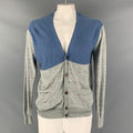 Paul Smith Size Xl Grey Blue Color Block Cotton V Neck Cardigan T-Shirts, Hoodie, Sweatshirt | AU16VibeMintTees.com