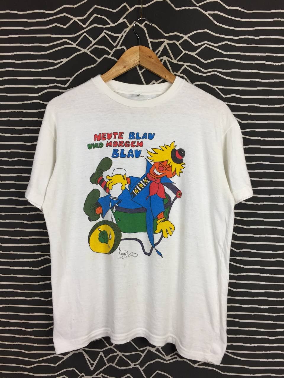Vintage Vtg German Cartoon Beer Drunk Funny Humor Tee Hoodie, Sweatshirt | FlexRushtees.com