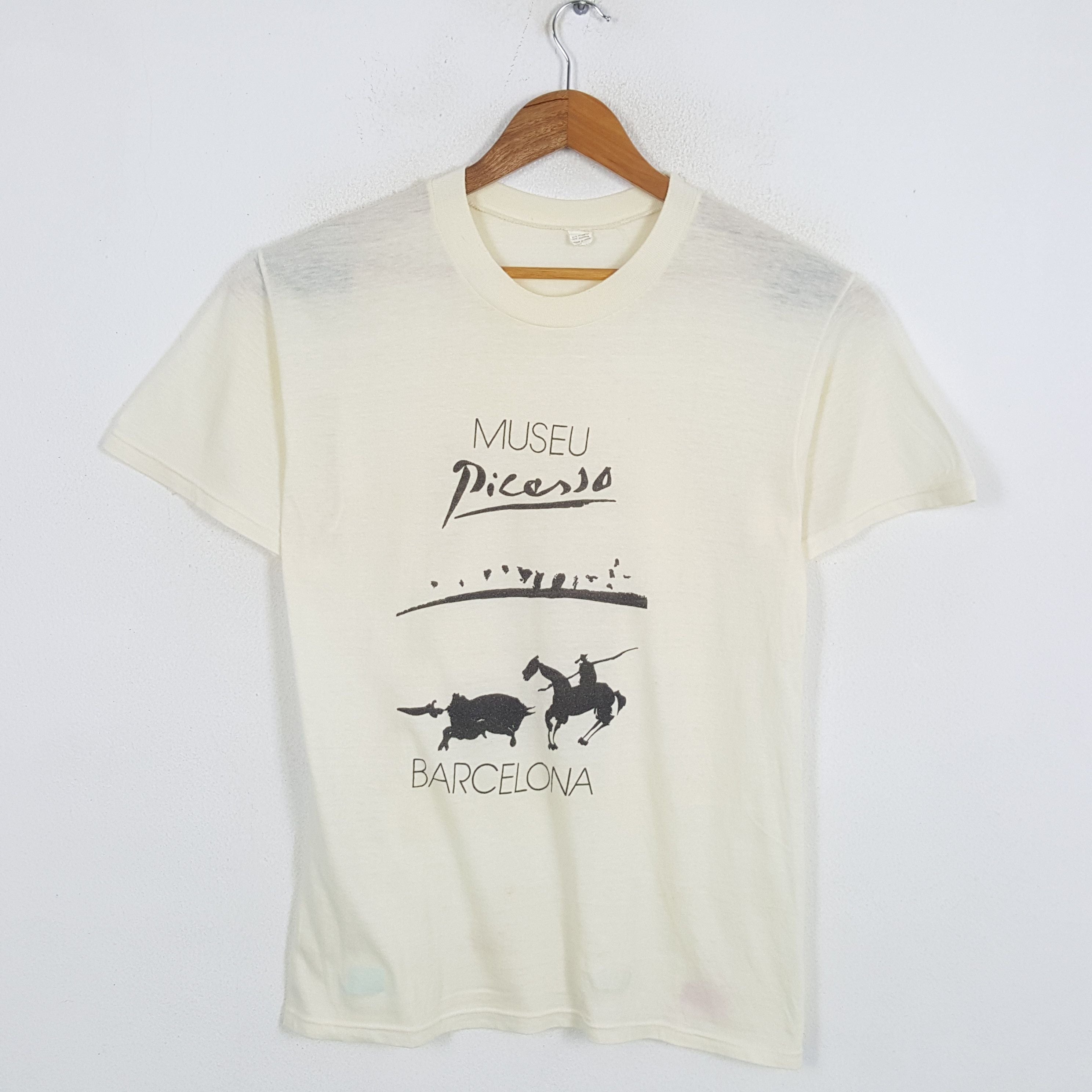 Vintage Picasso Museum Art Barcelona Promo T Shirts