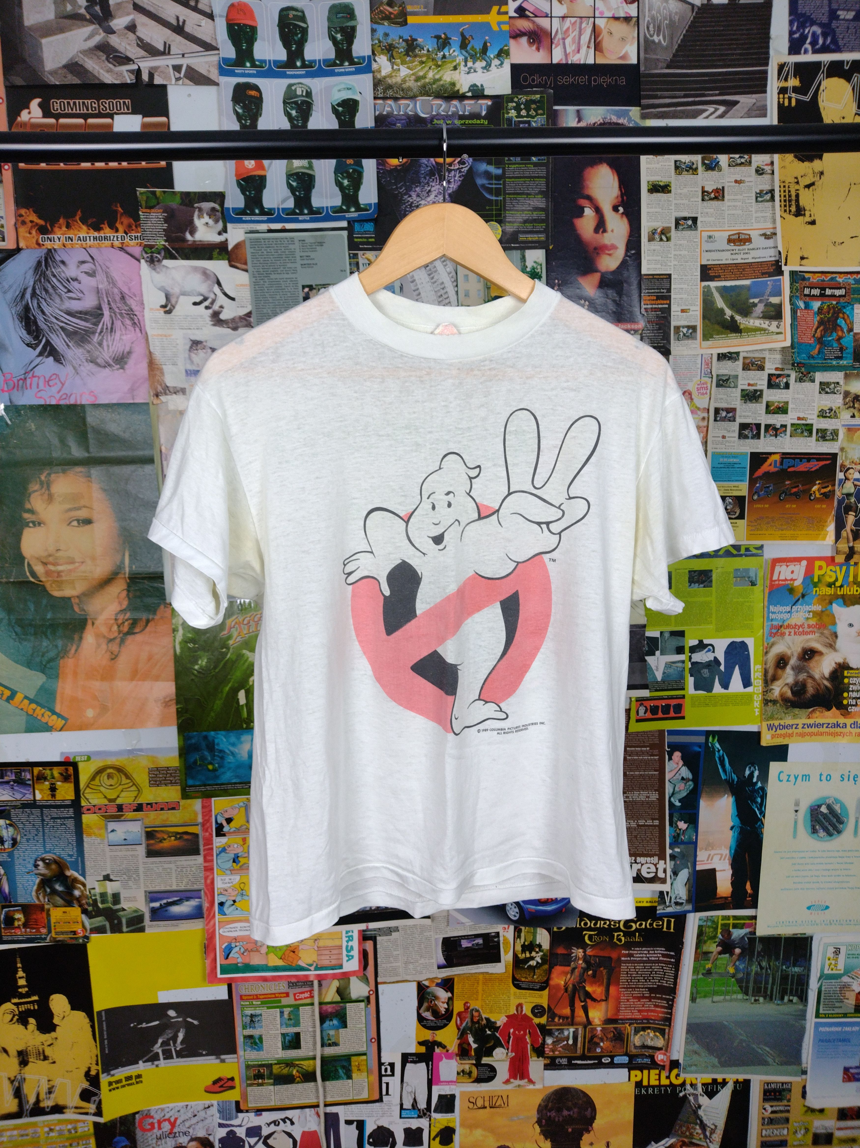 Vintage 1989 Ghostbusters Tee Fujifilm Columbia T Shirt