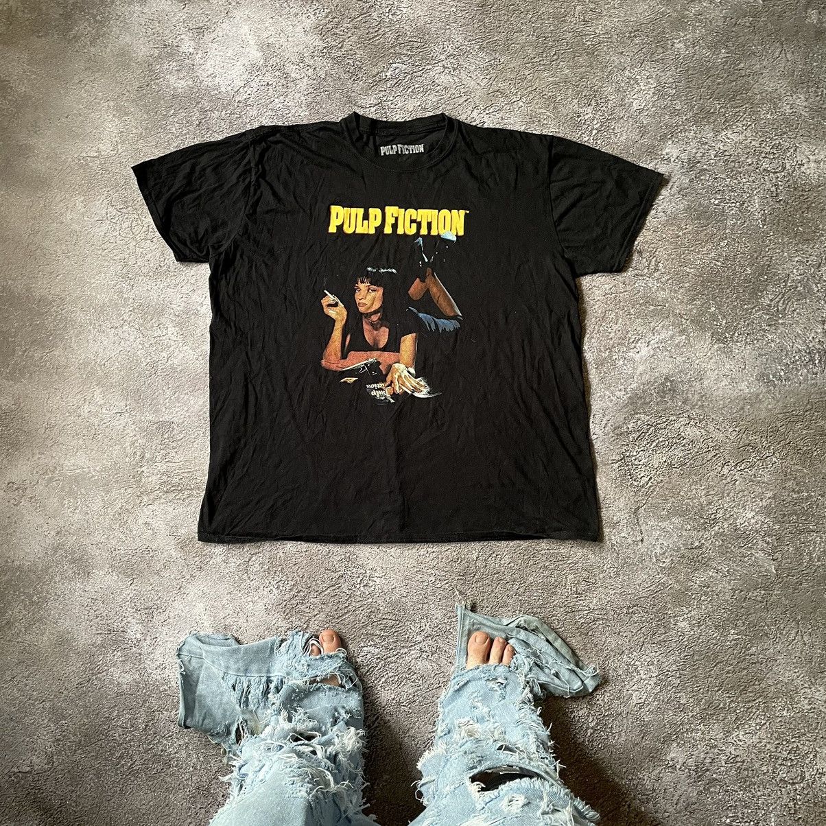 Vintage Y2k Pulp Fiction Sexy Lady Promo Tee Band Cigarette