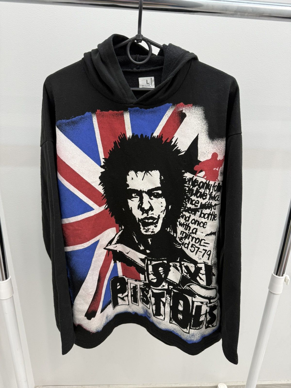 Band Tees Vintage 90s Sex Pistols Punk Sid Vicious Hoodie Sweatshirt | FlexRushtees.com