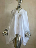 Des Garcons Comme Des Garcons Metal Hoop Blouse