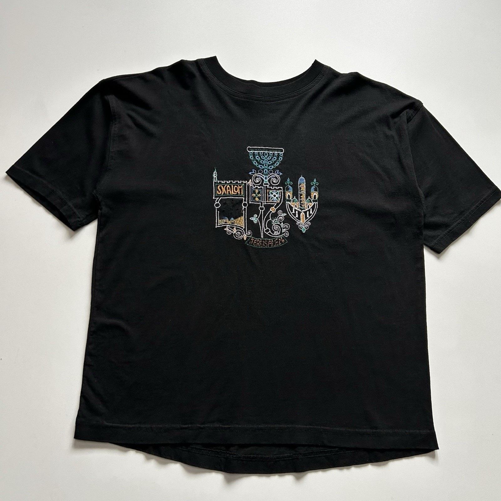 Vintage Israel Souvenir T-shirt Medium Y2k Jerusalem Shalom Hoodie, Sweatshirt | FlexRushtees.com