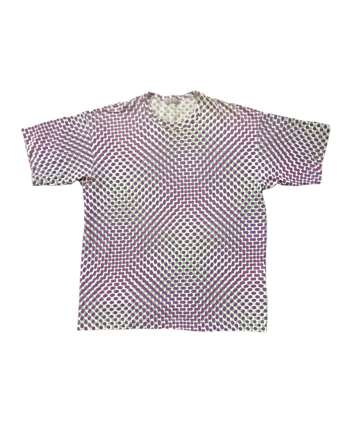 Comme Des Garcons Homme Aw2000 Cdgh Polka Dot Psychedelic Tee