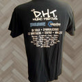 Gildan Vintage Large T Shirt D H T Music Festival Tour Black Concert Men Tee Gildan 1990s 1990 1999 Hoodie, Sweatshirt