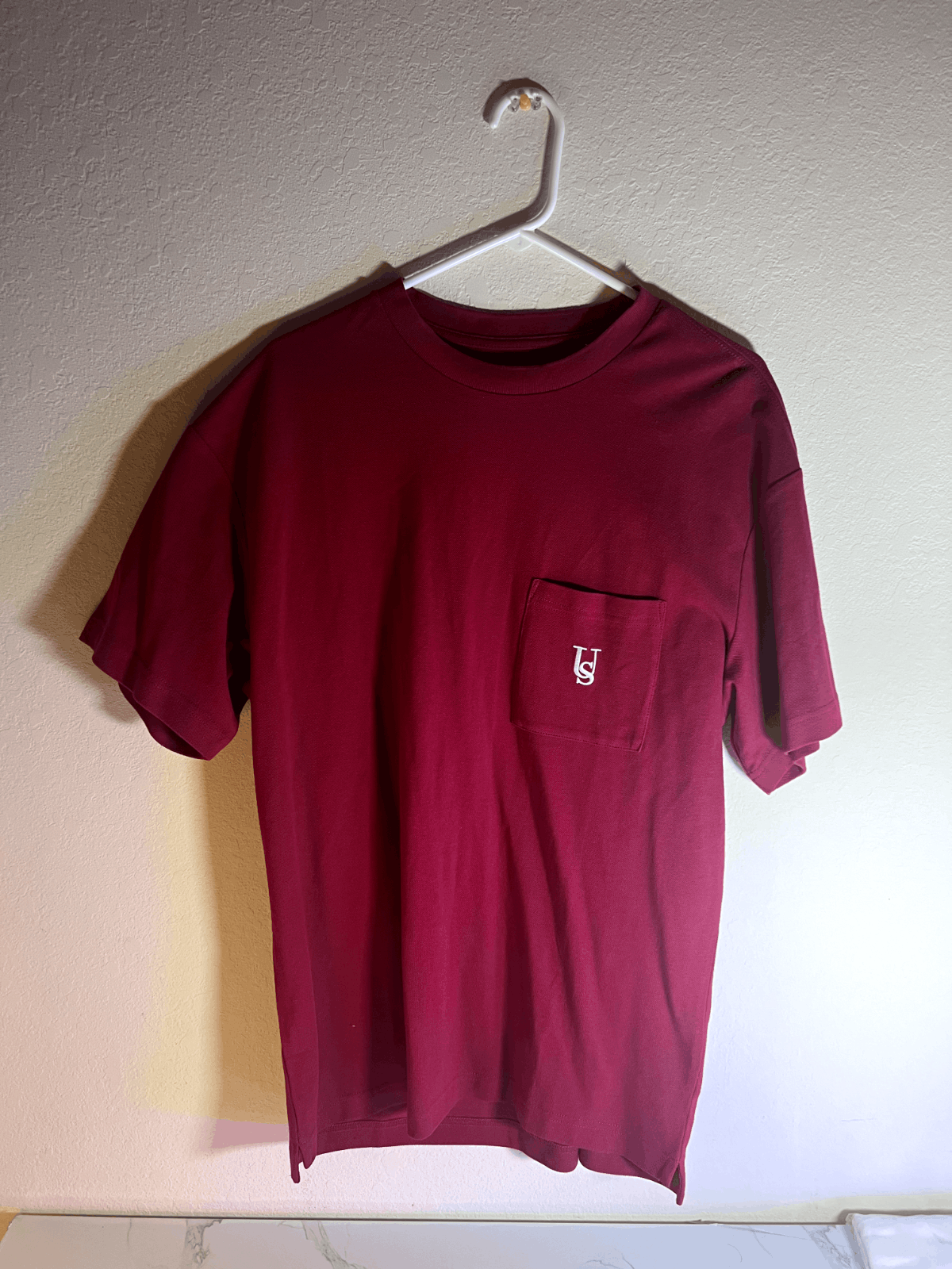 Kith Us Pocket Tee Red Hoodie, Sweatshirt | FlexRushtees.com