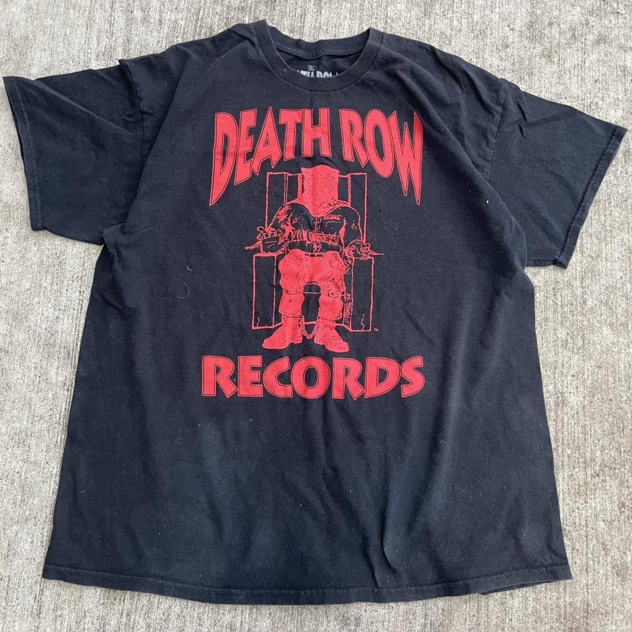 Death Row Records Black Red Deathrow Records Tee Hoodie, Sweatshirt | FlexRushtees.com