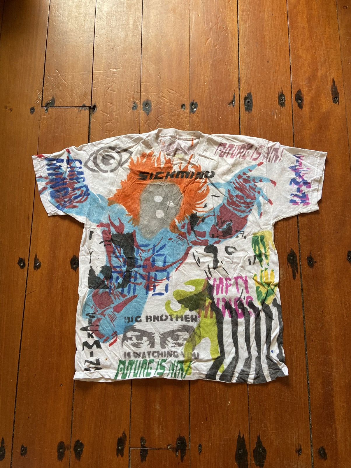 Vintage Custom T Shirt Made By Sickmind Hoodie, Sweatshirt | FlexRushtees.com