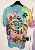 Dead Grateful Dead 1995 Tye Dye Bear Tee Liquid Blue Size Xl Rare Hoodie, Sweatshirt | FlexRushtees.com
