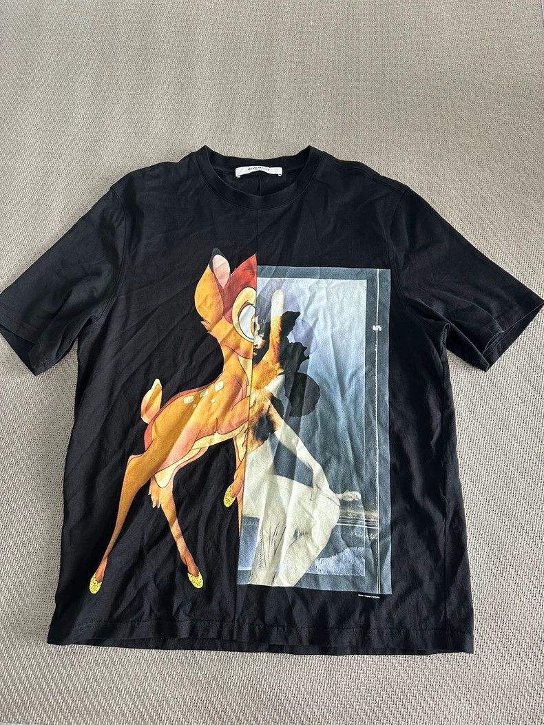 Givenchy Bambi Tee Bambi In Black Hoodie, Sweatshirt | FlexRushtees.com