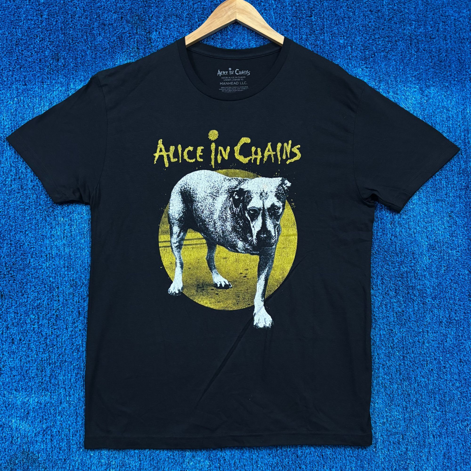 Band Tees Alice In Chains Self Titled Album Tripod Dog Grunge Tee L Hoodie, Sweatshirt | FlexRushtees.com