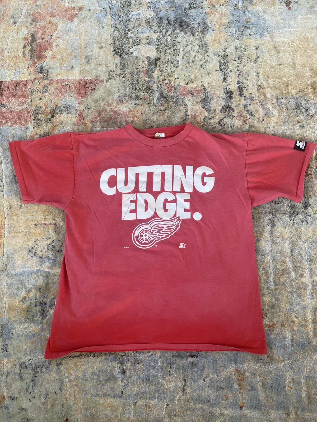 Starter X Vintage Vintage 90s Starter Detroit Red Wings Graphic Faded T Shirt