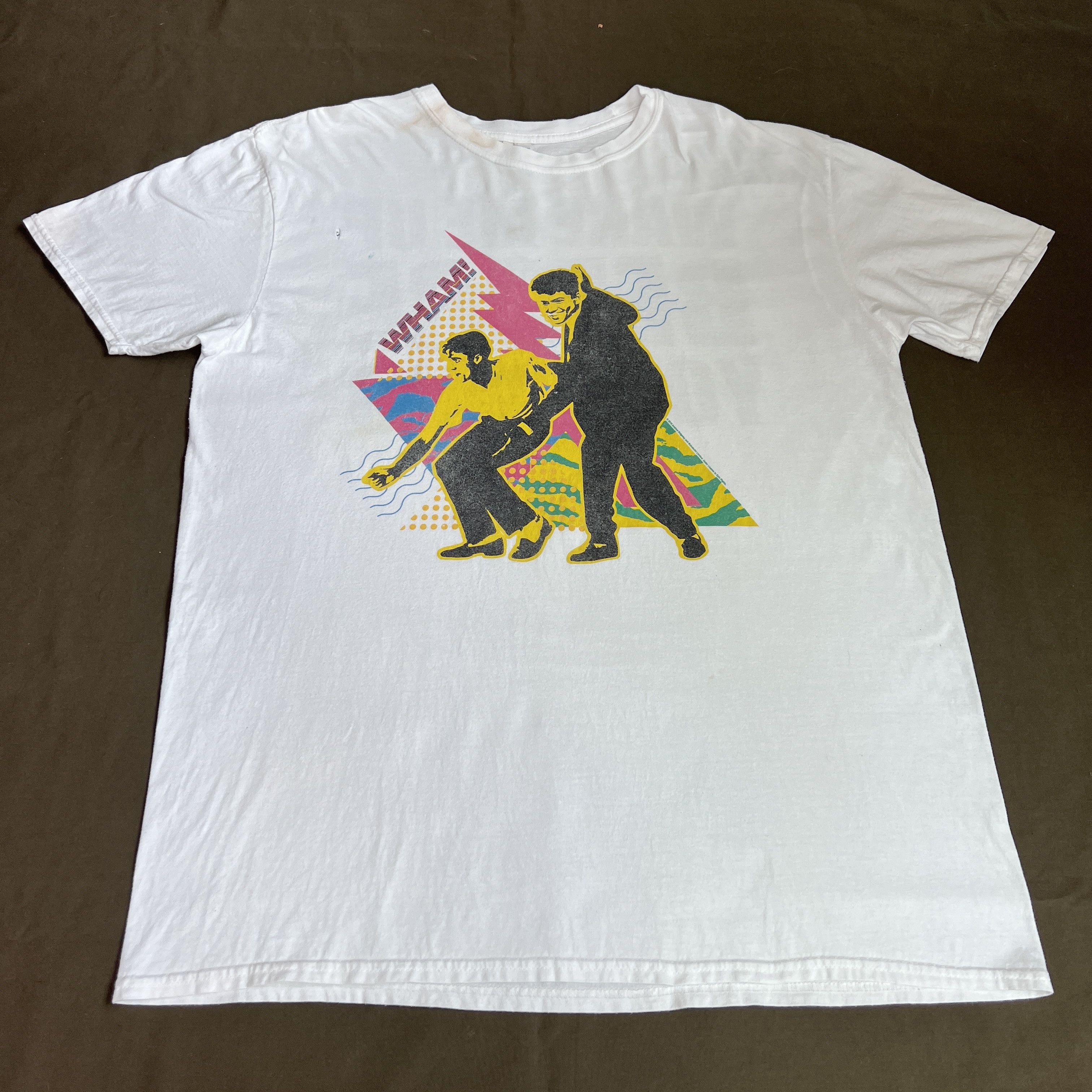 Band Tees 2018 Wham Duo Wake Me Up Promo Tee George Michael Hoodie, Sweatshirt | FlexRushtees.com